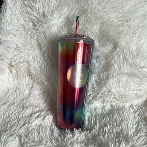 Starbucks Summer 2021 Rainbow Pride Iridescent Kaleidoscope
Dome Tumbler